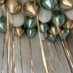 Шары хром с дождиком